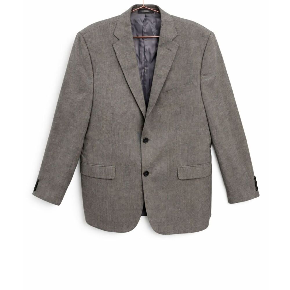 Lauren Ralph Lauren Mens 44R Houndstooth Suit Jacket
